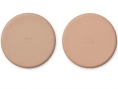 Liewood pale tuscany/tuscany rose tallerken Brandon silikone (2-pak)